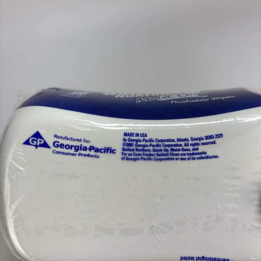 Quilted Northern Moist-Ones Refillable Pop-Up Tub Hard Container Flushable Wipes